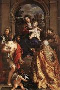 Pietro da Cortona Madonna and Saints oil on canvas